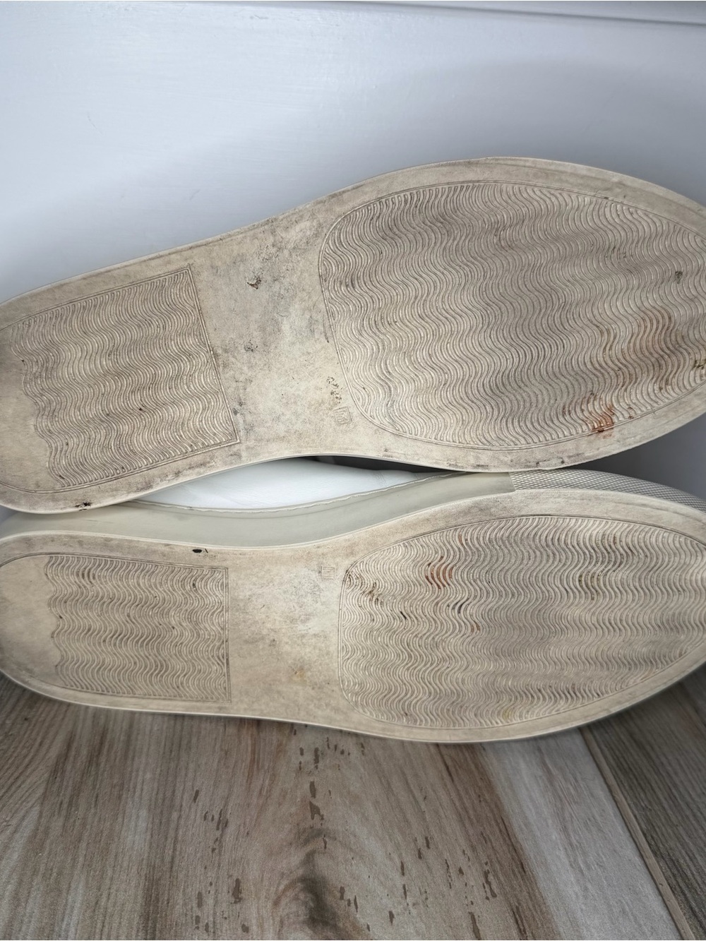 Woman by Common Projects Womens Leather Low Top Sneakers White US 8.5-9 / EU 39 - Picture 8 of 12